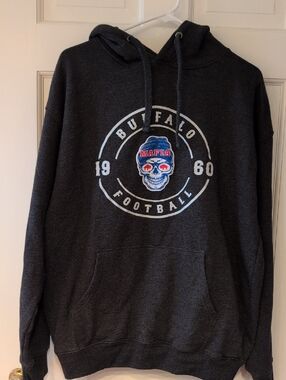 Buffalo Football Mafia Graphic Hoodie - Dark Gray